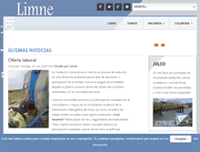 Tablet Screenshot of limne.org